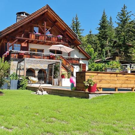 Chalet Serre Cambeou Piscine&Spa Saint-Chaffrey Esterno foto
