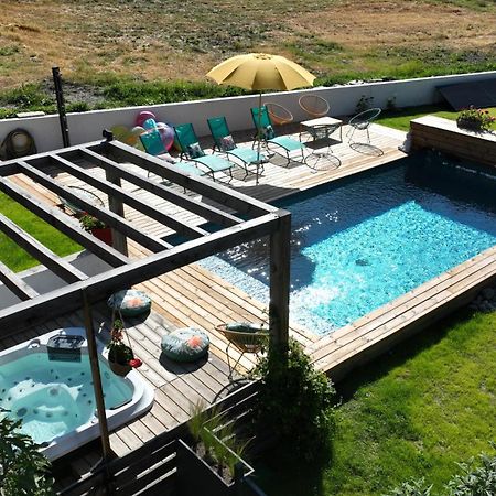 Chalet Serre Cambeou Piscine&Spa Saint-Chaffrey Esterno foto